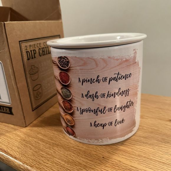 Dip Chiller Dish  by Carson  (5.5" x 5") Ceramic - Picture 1 of 8